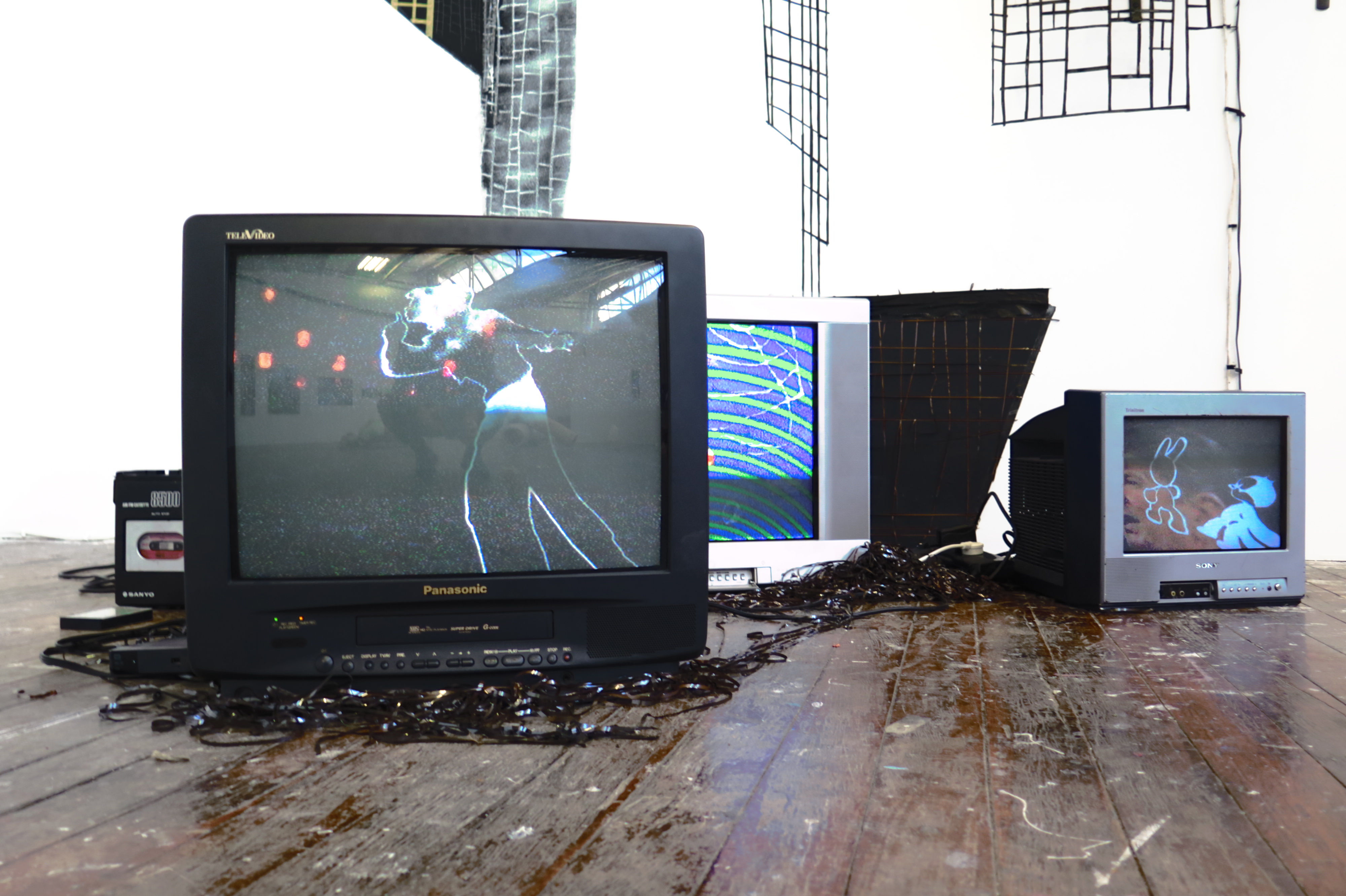 Photograph of Radio Silence Installation